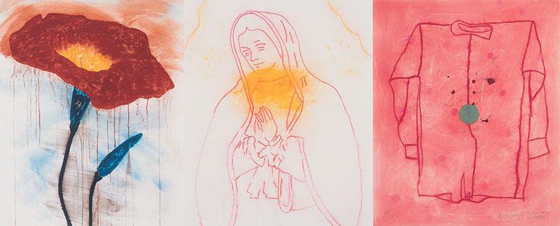 Rupert García. Virgen de Guadalupe y Other Baggage, 2005