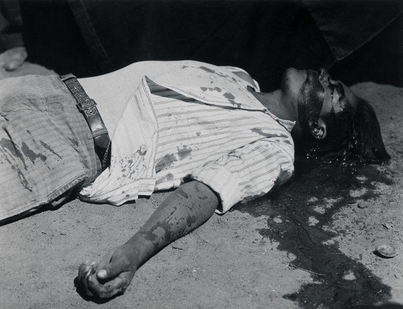 Obrero en huelga asesinado, 1934