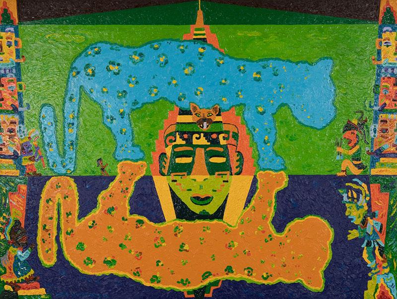 Andy Villarreal. The Legend of the Blue Jaguar - A True Mayan Icon, 2016