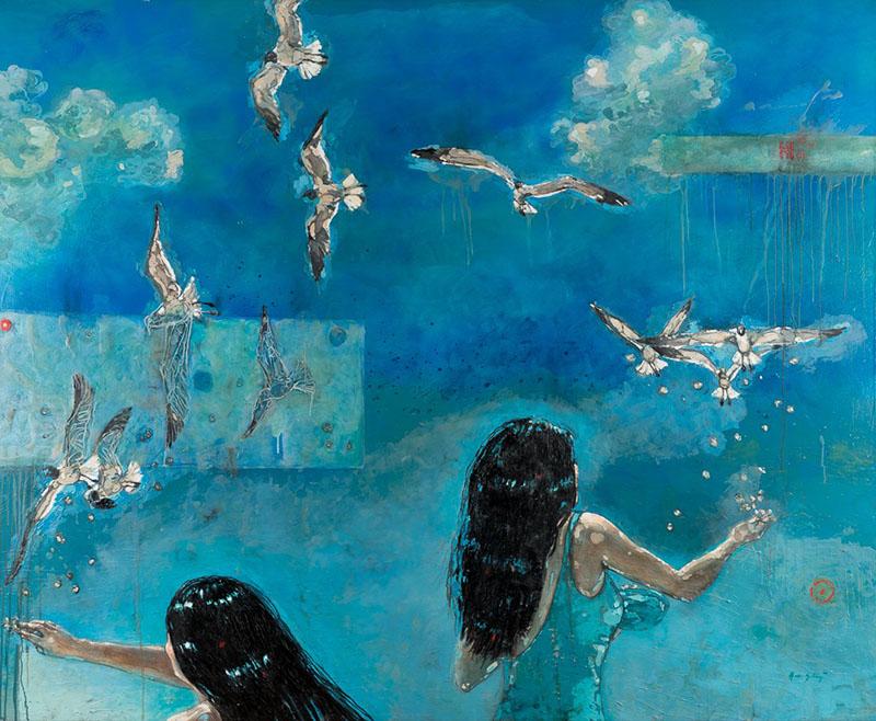 Rocio Sáenz. Migrantes, 2004