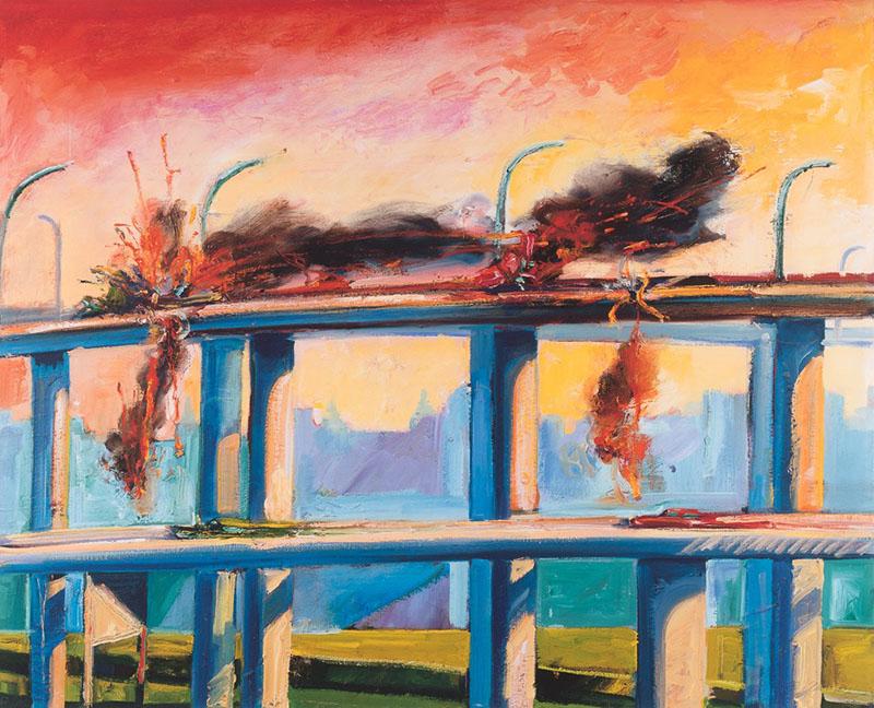 Carlos Almaráz. Sunset Crash, 2004