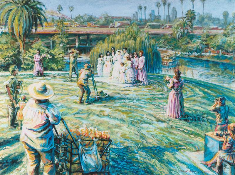 David Botello. Wedding Photos - Hollenbeck Park, 2004