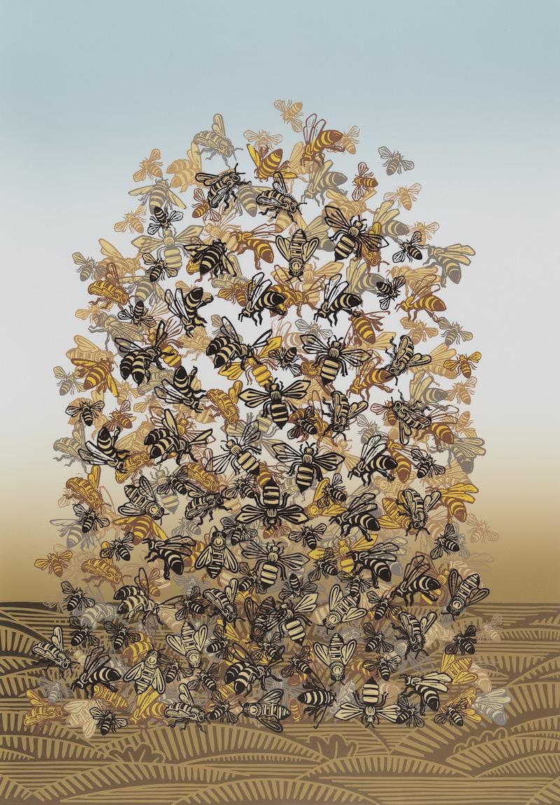Sonia Romero. Bee Pile, 2011