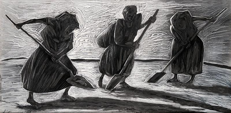 Raul Servín. Campesinas, 2000