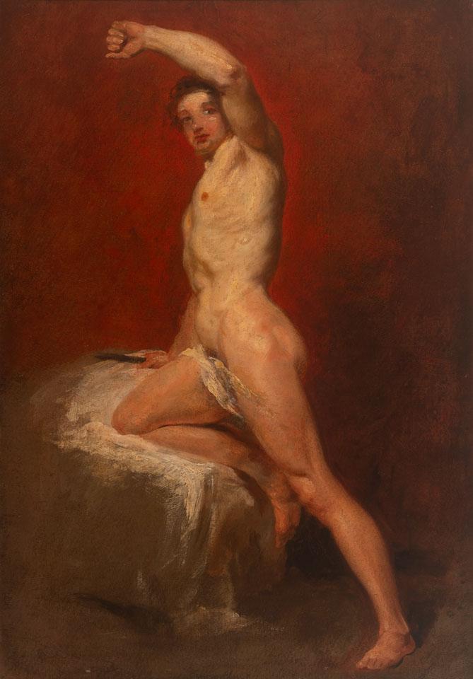 A Study Of A Male Nude