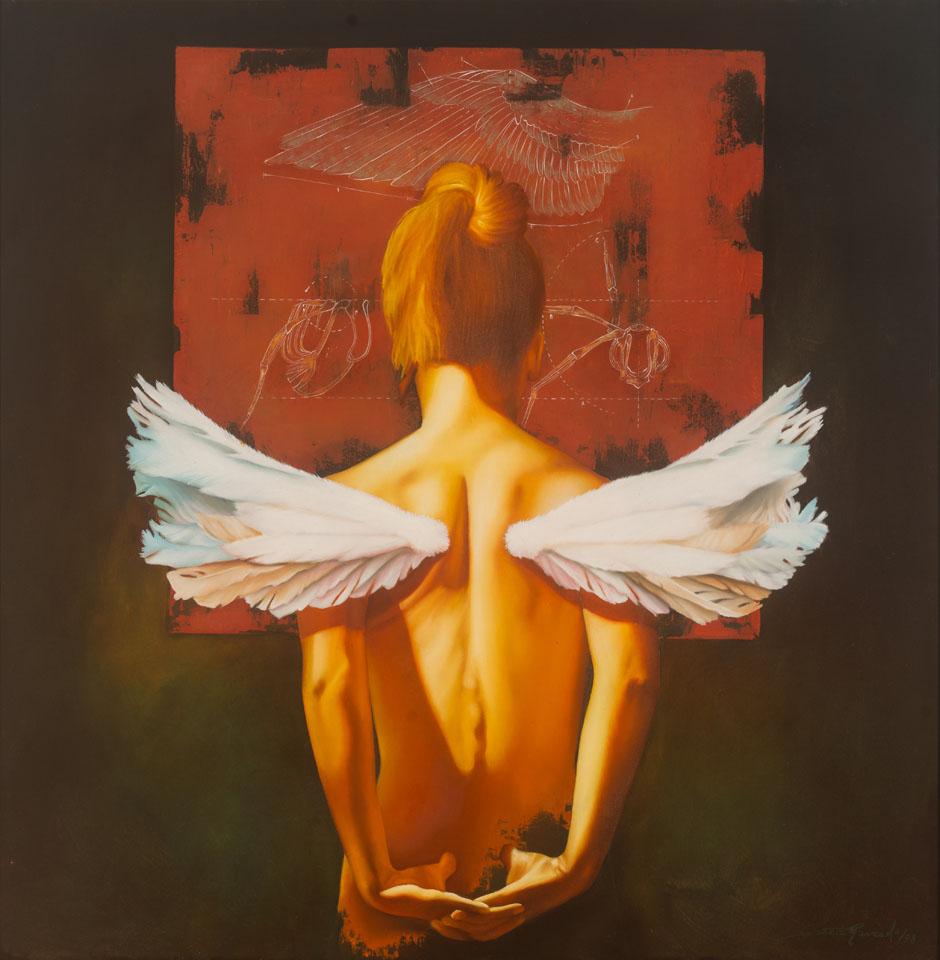 Angel Studying Wing Design
