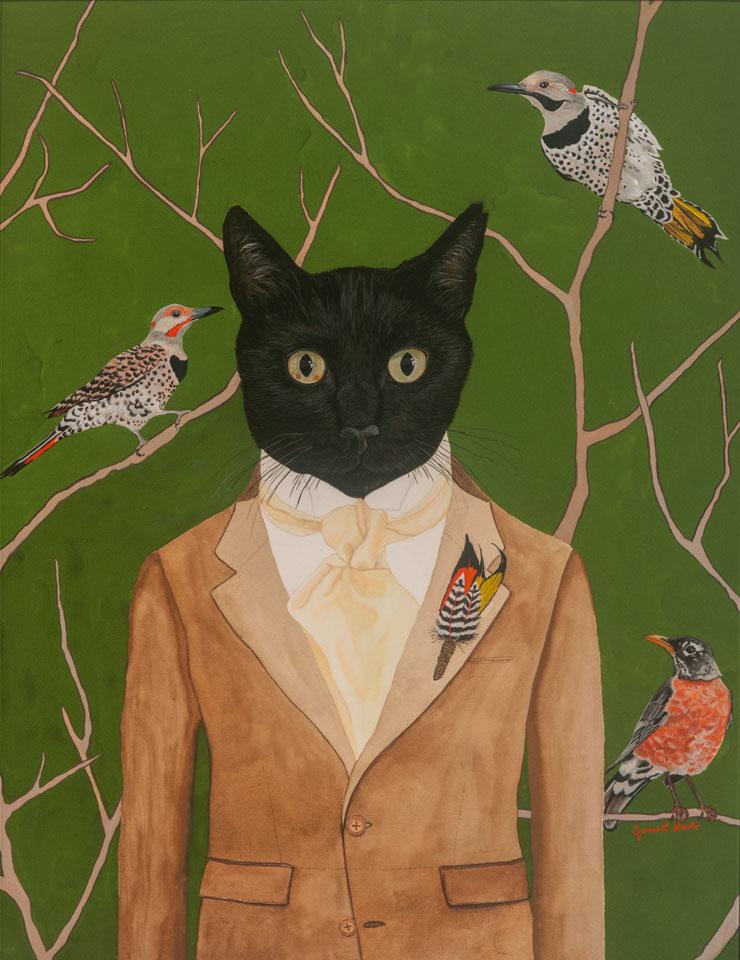 Freddie, Cats And Birds