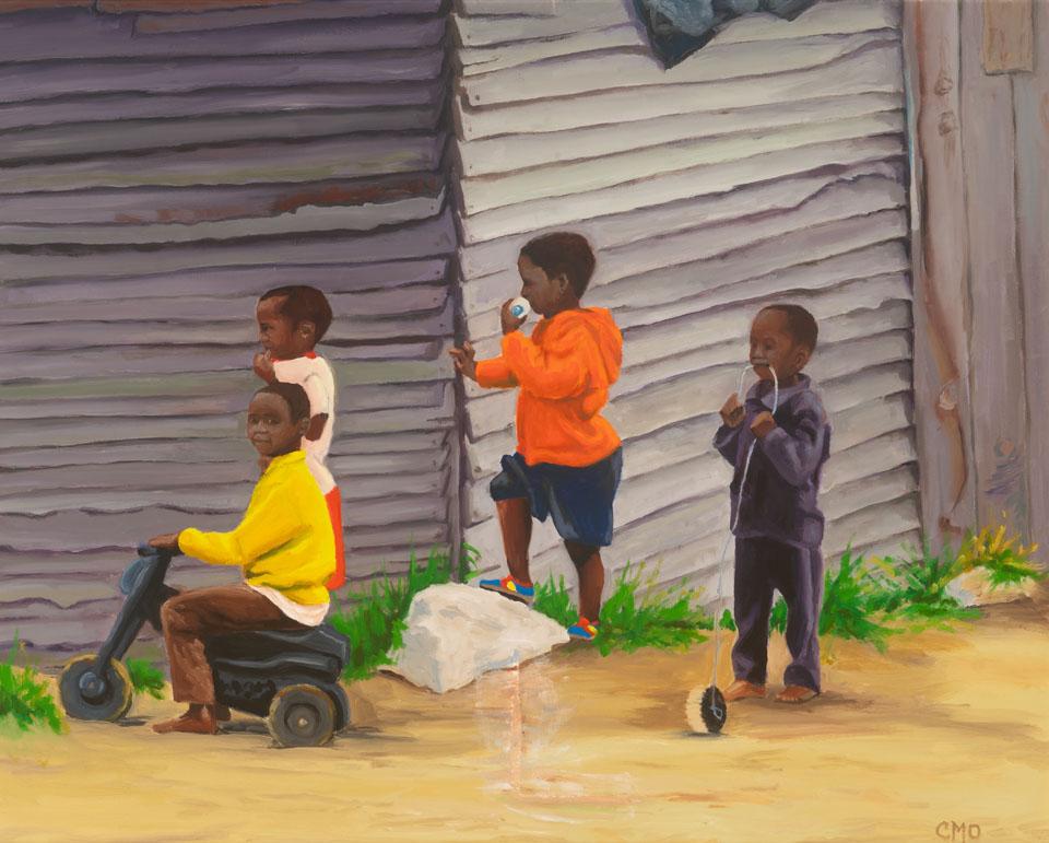 Four Boys, Cape Town Flats, South Africa