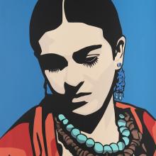 Raul Caracoza. Young Frida (Blue), 2006