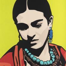 Raul Caracoza. Young Frida (Green), 2006