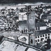 Roberto Gutiérrez. Rooftops Over LA, 2005