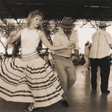 Al Rendón. Dancers Flared Skirt, 1988