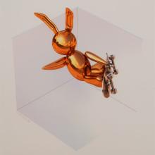Little Gold Bunnies:  Getting Air Bunny