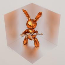 Little Gold Bunnies:  Kalashnikov Bunny