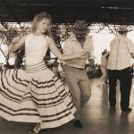 Al Rendón. Dancers Flared Skirt, 1988