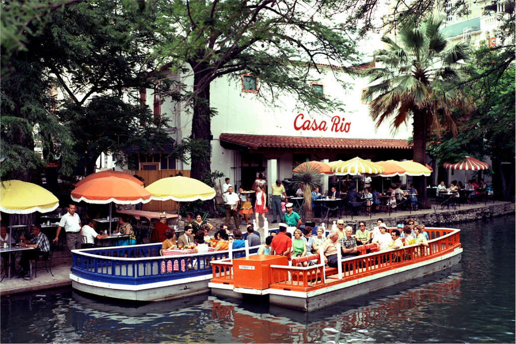 River Barges on the Riverwalk
