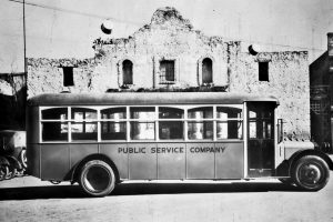 A San Antonio Public Service Company bus