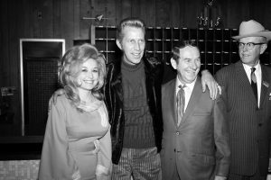 Dolly Parton and Porter Wagoner at the San Antonio Livestock Show and Rodeo