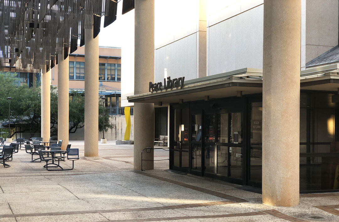 John Peace Library Entrance