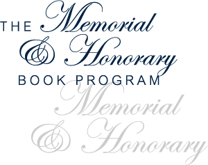 Memorial and Honorary Book Program