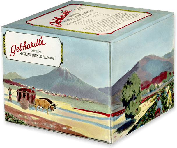 fancy dinner package, circa 1950s