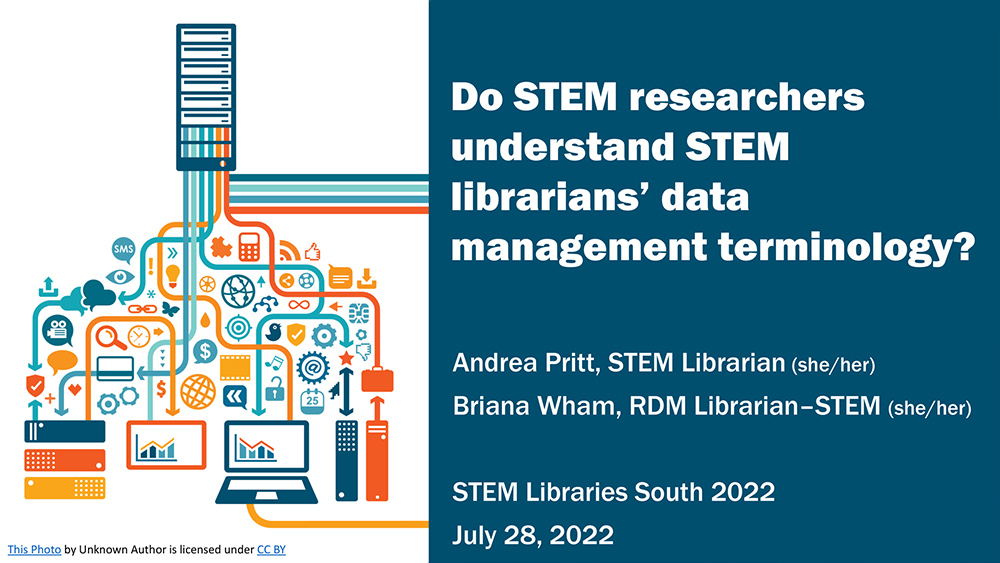 Do STEM researchers understand STEM librarians’ data management terminology?